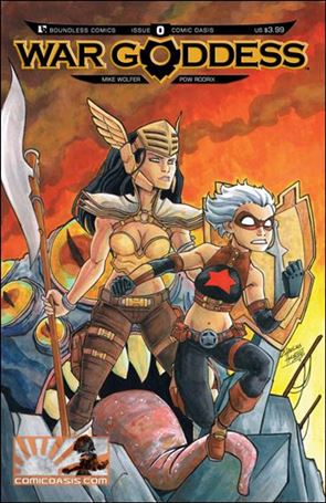 War Goddess issue 0-F Comic Oasis Cover