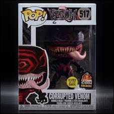 POP! Marvel figure 517-B Corrupted Venom (Glows-In-The-Dark)