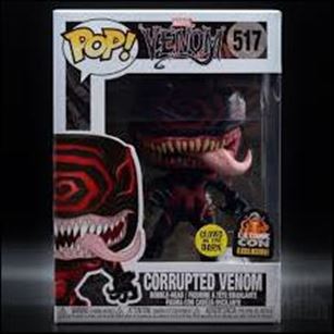 POP! Marvel figure 517-B Corrupted Venom (Glows-In-The-Dark)