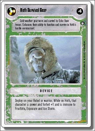 Star Wars: Hoth Revised (Base Set) card 111 Hoth Survival Gear