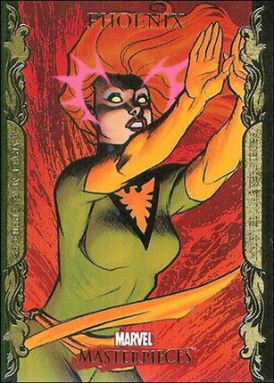 2007 Marvel Masterpieces (Parallel Gold Border Base Set) card 64 Phoenix