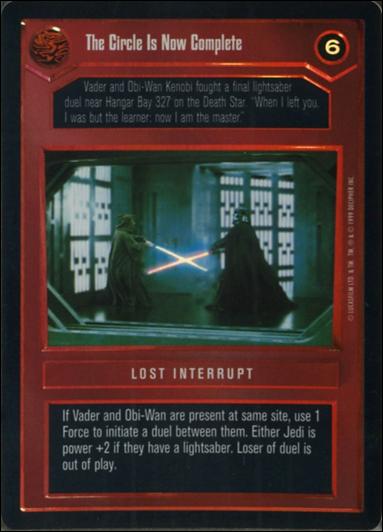 Star Wars: Reflections: A Collector's Bounty (Base Set) card 31 The Circle Is Now Complete
