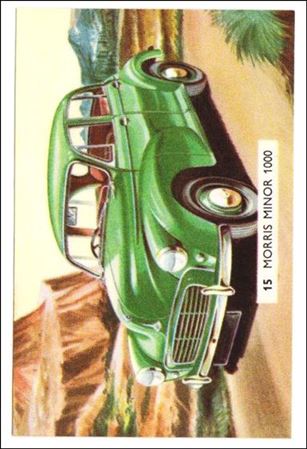 Cavalcade of Cars (Base Set) card 15 Morris Minor 1000