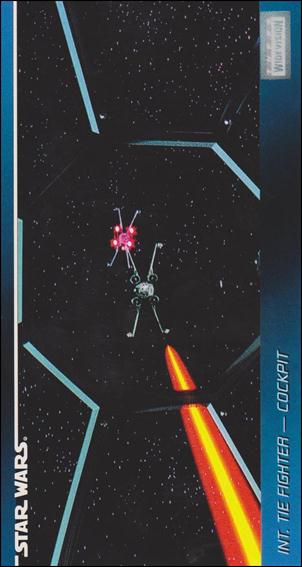 Star Wars Widevision (Base Set) card 95 Int. TIE Fighter - Cockpit