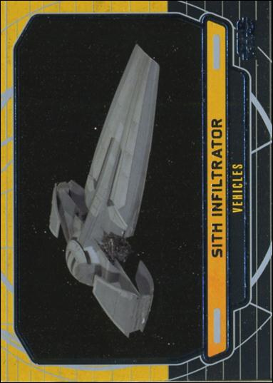 Star Wars Galactic Files (Base Set) card 246 Sith Infiltrator Vehicles