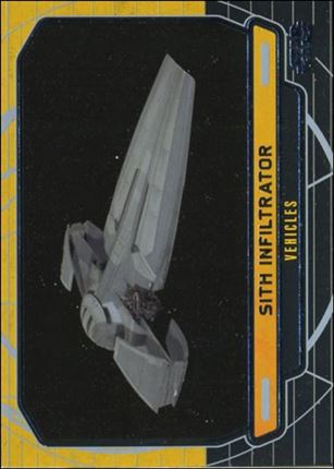 Star Wars Galactic Files (Base Set) card 246 Sith Infiltrator Vehicles