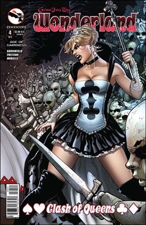 Grimm Fairy Tales Presents Wonderland: Clash of Queens issue 4-D Richard Ortiz Cover