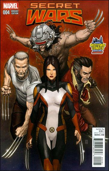 Secret Wars issue 4-J Mike Choi Midtown Comics Cover