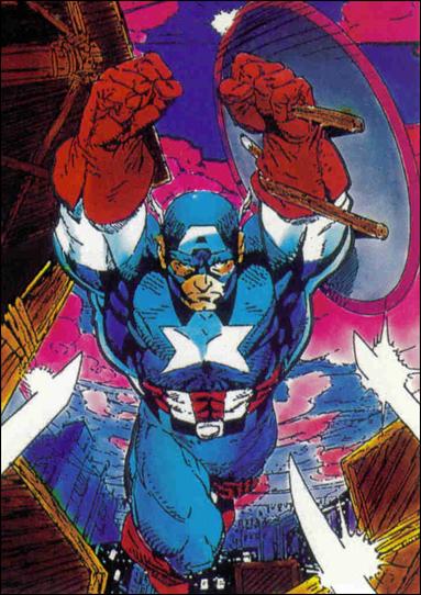 X-Men (Base Set) card 22 Captain America