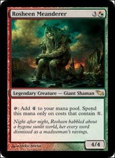 Magic the Gathering: Shadowmoor (Base Set) card 214 Rosheen Meanderer