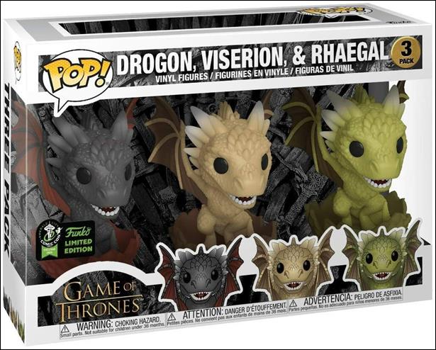 Pop! Game of Thrones Multi-packs figure nn2 Drogon, Viserion & Rhaegal