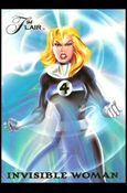 Marvel Annual Flair '94 (PowerBlast Subset) card 17 Invisible Woman