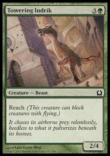 Magic the Gathering: Return to Ravnica (Base Set) card 137 Towering Indrik
