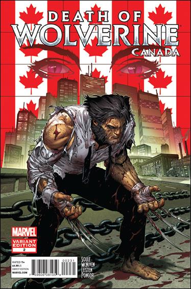Death of Wolverine issue 2-B Steve McNiven Canada Cover