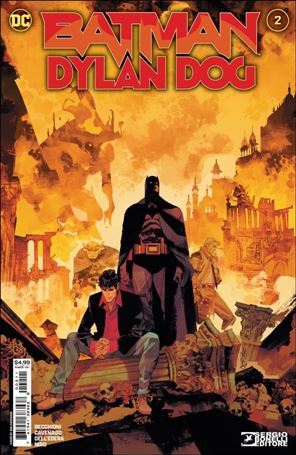 Batman / Dylan Dog issue 2 Gigi Cavenago Cover