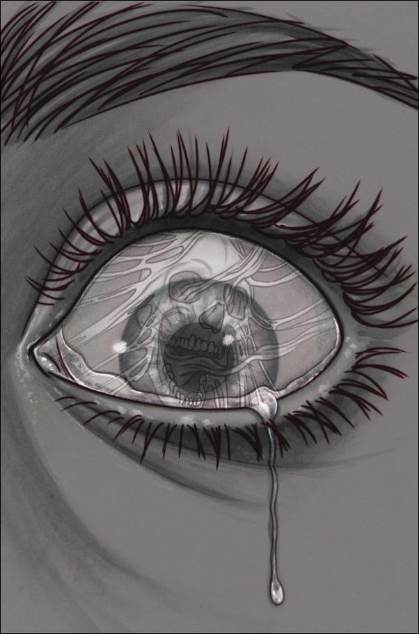 Hello Darkness issue 4-E Jenny Frison B&W Virgin Unlockable Cover