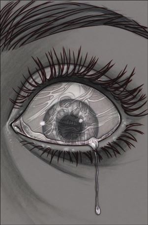 Hello Darkness issue 4-E Jenny Frison B&W Virgin Unlockable Cover