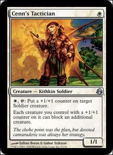 Magic the Gathering: Morningtide (Base Set) card 5 Cenn's Tactician