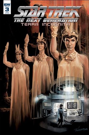 Star Trek: The Next Generation: Terra Incognita issue 3-D J.K. Woodward 1:25 Cover