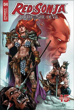 Red Sonja: Birth of the She-Devil issue 4-B Sergio Davila Cover
