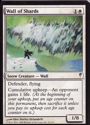 Magic the Gathering: Coldsnap (Base Set) card 23 Wall of Shards