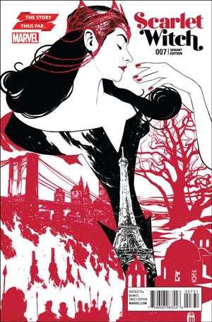 Scarlet Witch (2016) issue 7-C Nimit Malavia The Story Thus Far... Cover
