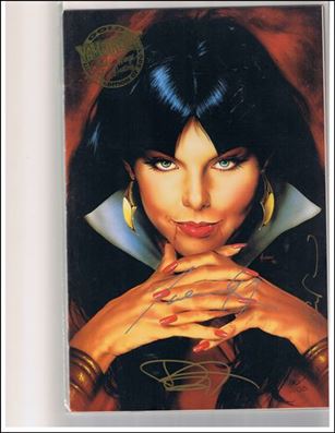 Vampirella: Sad Wings of Destiny issue 1-B Gold Stamp Cover (signed)