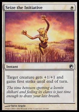 Magic the Gathering: Scars of Mirrodin (Base Set) card 20 Seize the Intitiative