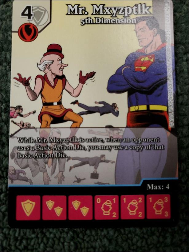DC Comics Dice Masters World's Finest card 123-B Mr. mxyzptlk: 5th Dimension (Alternate Art)