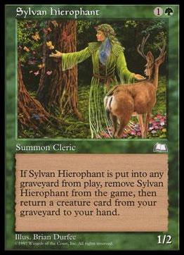 Magic the Gathering: Weatherlight (Base Set) card 141 Sylvan Hierophant