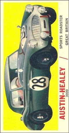 Sports Cars (1961) (Base Set) card 18 Austin-Healey 3000