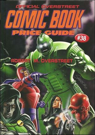 Official Overstreet Comic Book Price Guide issue 38 	Mark Sparacio Marvel Villains Cover