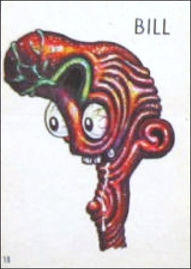 Ugly Stickers (1965) (Base Set) card 18 Bill