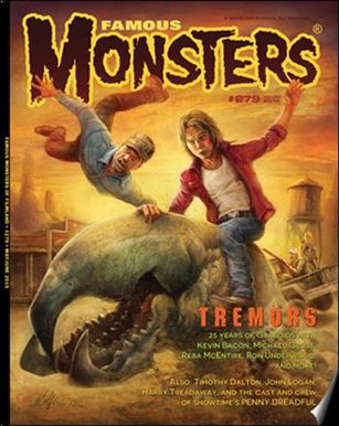 Famous Monsters of Filmland issue 279 Termors Diamond Cover