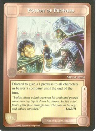 Middle-Earth: The Wizards (Base Set) card 347 Potion of Prowess