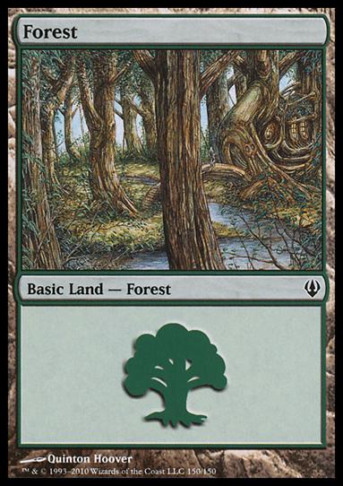 Magic the Gathering: Archenemy (Base Set) card 150 Forest