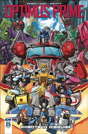 Optimus Prime issue 25-C Andrew Griffith 1:10 Cover