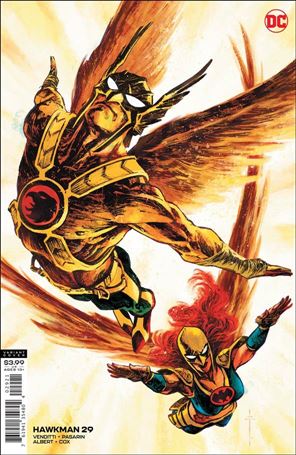 Hawkman (2018) issue 29-B Sebastian Fiumara Cover