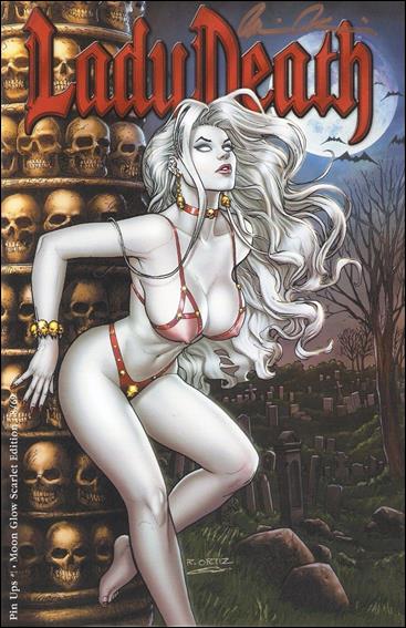 Lady Death: Pin Ups issue 1-L Moon Glow Scarlet Edition 1/69