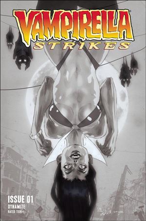 Vampirella Strikes (2022) issue 1-K Ben Caldwell 1:7 Black & White Cover