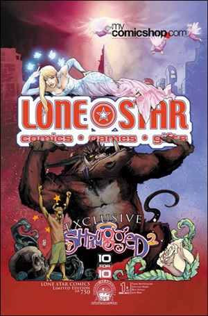 Shrugged (2013) issue 1-D02 Jonathan Marks Lone Star Comics Cover 1/750