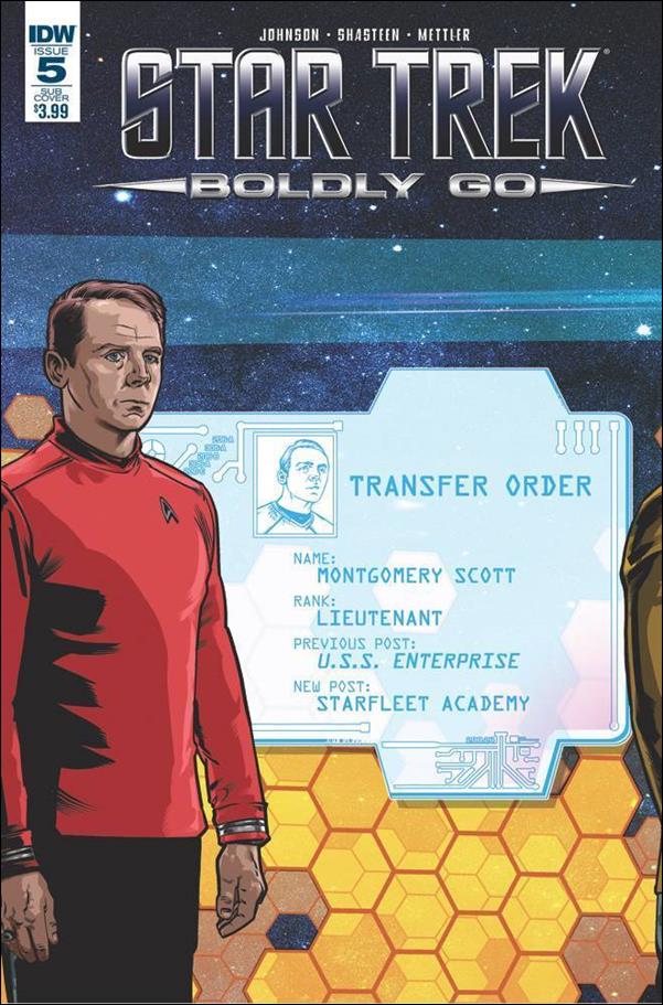 Star Trek: Boldly Go issue 5-B Tony Shasteen Subscription Cover