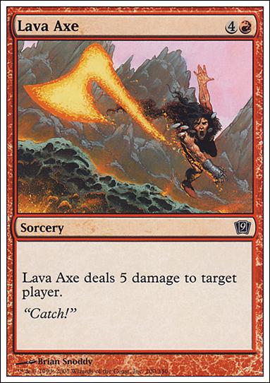 Magic the Gathering: 9th Edition (Base Set) card 200 Lava Axe