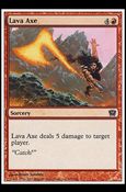 Magic the Gathering: 9th Edition (Base Set) card 200 Lava Axe