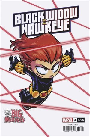 Black Widow & Hawkeye issue 4-B Skottie Young 