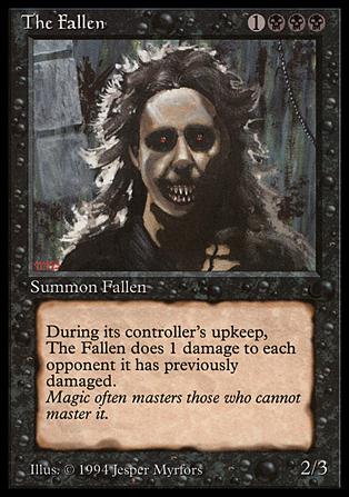 Magic the Gathering: The Dark (Base Set) card 53 The Fallen