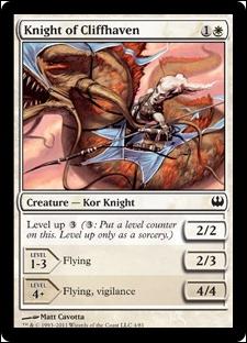 Magic the Gathering: Duel Decks: Knights vs. Dragons (Base Set) card 4 Knight of Cliffhaven