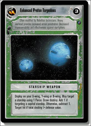 Star Wars: Death Star II Limited (Base Set) card 181 Enhanced Proton Torpedoes