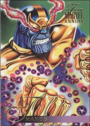 Marvel Annual Flair '95 (Base Set) card 128 Thanos