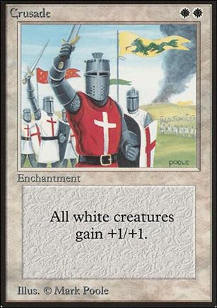 Magic the Gathering: Limited Edition Beta (Base Set) card 17 Crusade